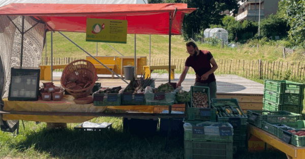 Bruderholzhof Marktstand